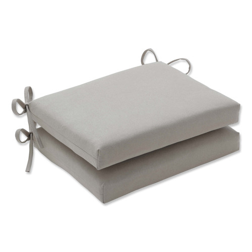 Set of 2 Outdoor Patio Furniture Chair Seat Cushions - Cosmic Tan - IMAGE 1