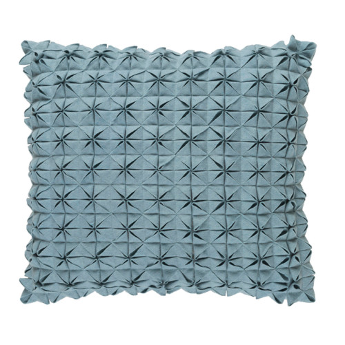 22" Origami Elegance Sea Star Gray Decorative Throw Pillow - Polyester Filler - IMAGE 1