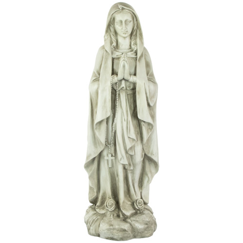 Praying Virgin Mary Outdoor Garden Statue - 27.75" - IMAGE 1