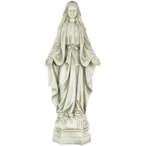 28.25" Religious Standing Virgin Mary Outdoor Garden Statue - IMAGE 1