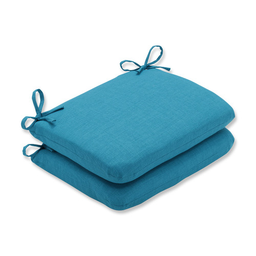 Solid Outdoor Patio Seat Cushions - 18.5" - Blue - IMAGE 1
