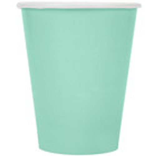 Club Pack of 240 Mint Green Durable Hot and Cold Tumbler Party Cups 9 oz. - IMAGE 1
