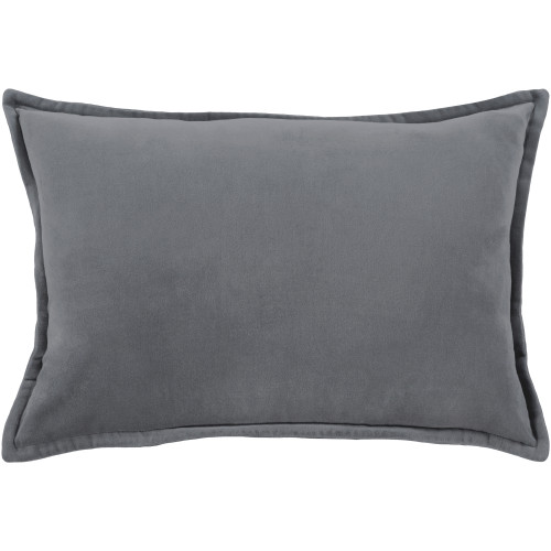 13" x 19" Calma Semplicita Slate Gray Decorative Square Throw Pillow - IMAGE 1