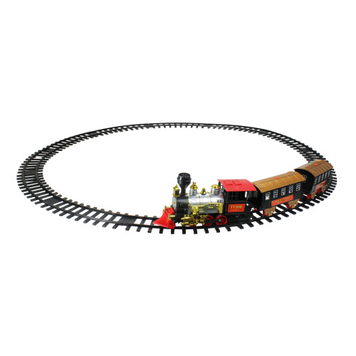 17-Piece Battery Operated Lighted & Animated Classics Train Set with Sound - IMAGE 1