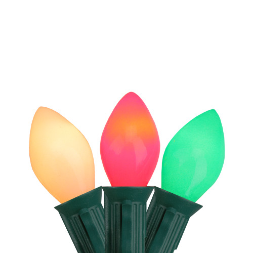 15Count Red & Green Satin G50 Globe Christmas Light Set, 13.75 ft