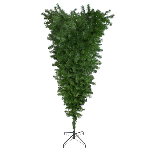 5.5' x 36" Green Upside Down Spruce Medium Artificial Christmas Tree - Unlit - IMAGE 1