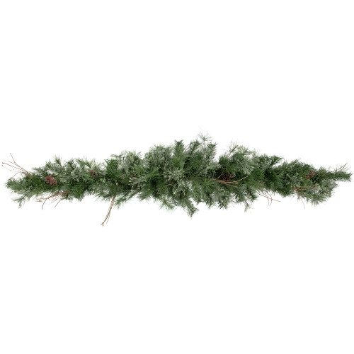 Mixed Pine with Pinecones Artificial Christmas Garland - 6' x 9" - Unlit - IMAGE 1