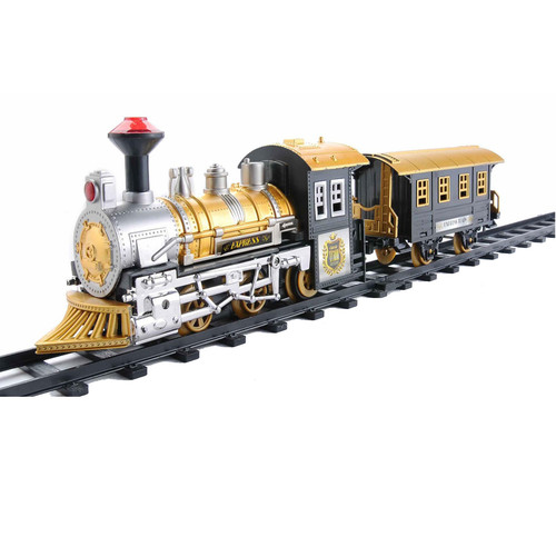 8-Piece Fast Forward B/O Animated Classic Train Set with Sound - IMAGE 1
