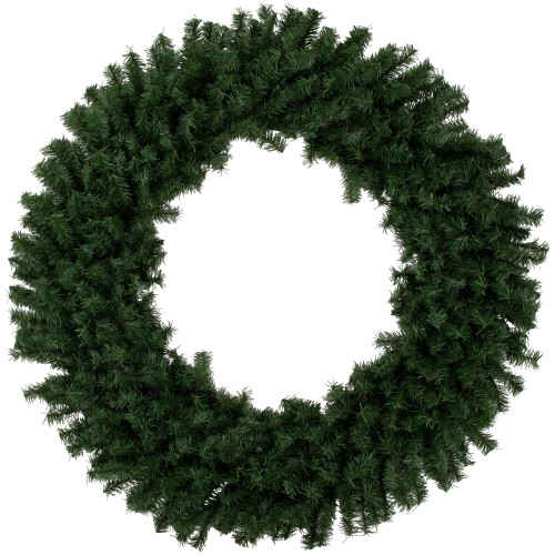 Canadian Pine Artificial Christmas Wreath, 48-Inch Unlit - IMAGE 1
