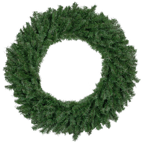 36" Green Canadian Pine Artificial Christmas Wreath - Unlit - IMAGE 1