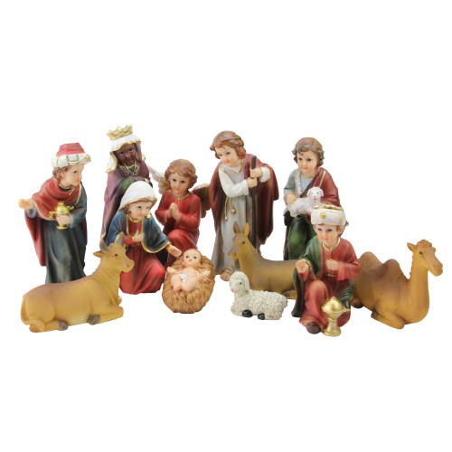Children's First Christmas Nativity Set - 8" - 12-Piece - IMAGE 1