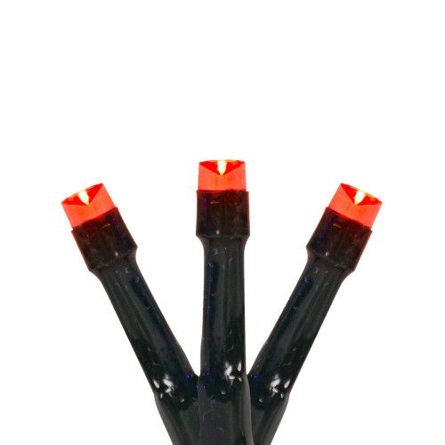 LED Wide Angle Christmas Lights - Red - 9.5' Green Wire - 20ct - IMAGE 1