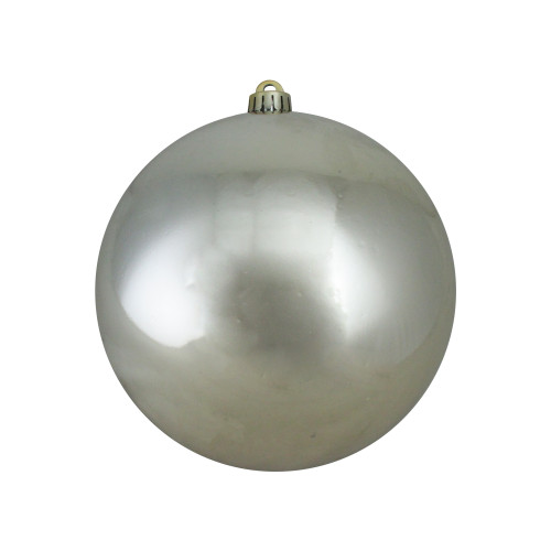 Shiny Shatterproof Commercial Christmas Ball Ornament - 8" (200mm) - Celadon Gold - IMAGE 1