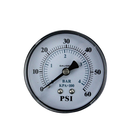 2.5" Back Mount Filter Pressure Gauge - IMAGE 1