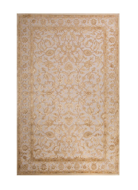 5’ x 7.5’ Gold and Cream Ponce Area Throw Rug - IMAGE 1