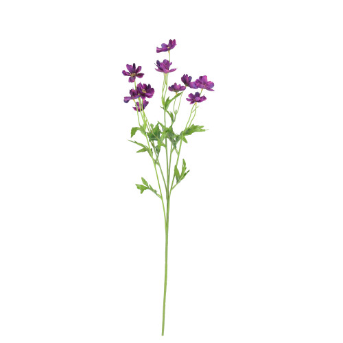 27" Violet Mini Cosmos Flower Artificial Floral Spray - IMAGE 1