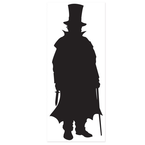 Sherlock Holmes Villain Cutouts - 30" - Black - Pack of 12 - IMAGE 1