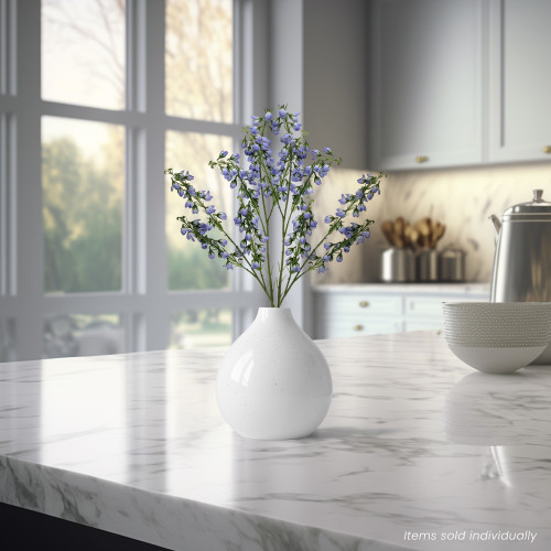 Baby Blossom Artificial Floral Spray - 27" - Blue - IMAGE 1