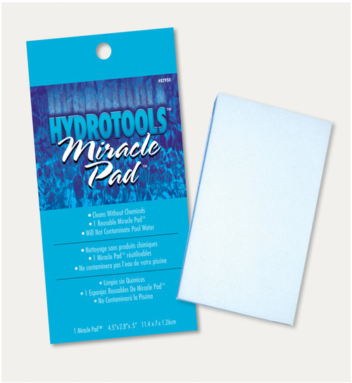 HydroTools Swimming Pool and Spa Miracle Cleaning Pad - 4.5" - Blue - IMAGE 1