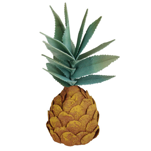 11" Orange Tropical Artificial Pineapple Decoration - IMAGE 1