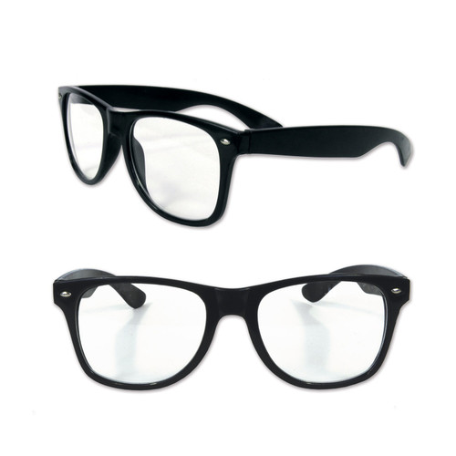 Pack of 6 Horn Rimmed 50’s Rock and Roll Eyeglasses Party Favors - IMAGE 1