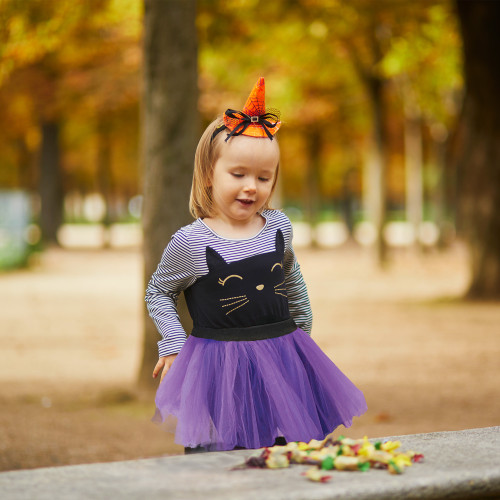 Club Pack of 12 Fluffy Purple Ballerina Tutu Skirt 12" - IMAGE 1