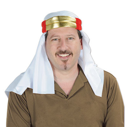Pack of 12 Satin Sheik Costume Hat - Adult One Size - IMAGE 1