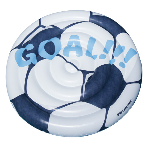 Inflatable Giant Soccer Ball Swimming Pool Float - 60" - IMAGE 1