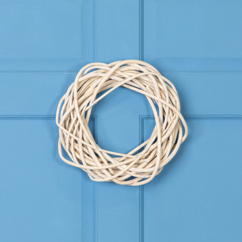 Natural Weeping Willow Spring Twig Wreath - 12" - Unlit - IMAGE 1