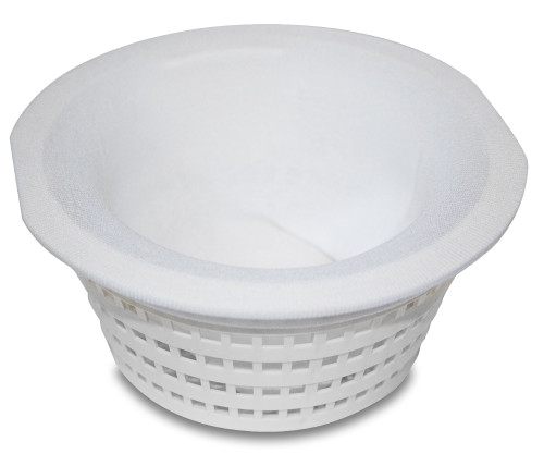 5pc White Basket Buddy One Size Pool Filter Basket Skimmer Socks - IMAGE 1
