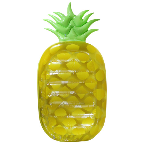 6.25' Inflatable Yellow Jumbo Pineapple Swimming Pool Mattress - IMAGE 1