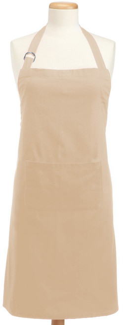 32' x 28' Beige Colored Adjustable Chefs Apron with Pockets - IMAGE 1