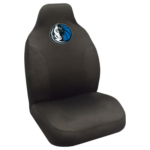 20" x 48" Black and Blue NBA Dallas Mavericks Seat Cover Automotive Accessory - IMAGE 1