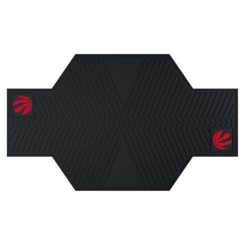 42" x 82.5" Black NBA Toronto Raptors Motorcycle Parking Mat - IMAGE 1