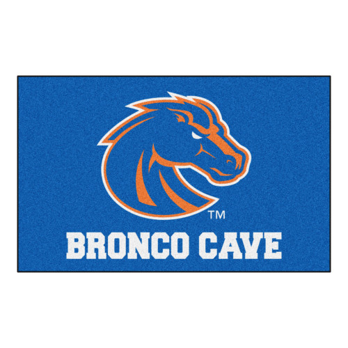 59.5" x 94.5" Blue and Orange NCAA Boise State University Broncos Outdoor Tailgater Area Rug - IMAGE 1