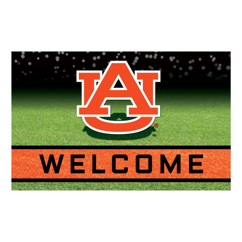 NCAA Auburn University Tigers Heavy Duty Crumb Rubber Door Mat - IMAGE 1