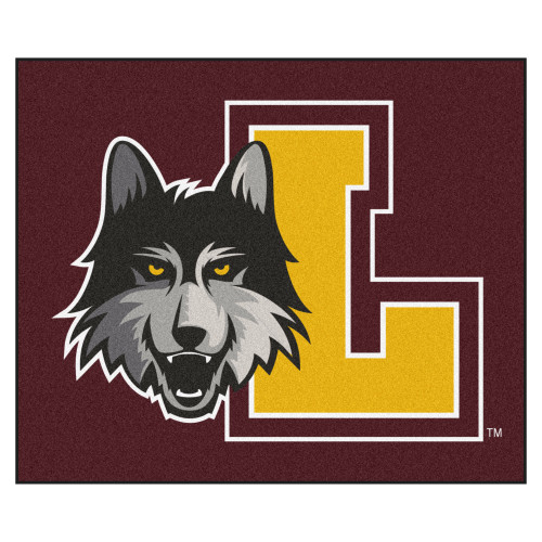 59.5" x 71" Yellow and Black NCAA Loyola University Chicago Ramblers Rectangular Tailgater Mat - IMAGE 1