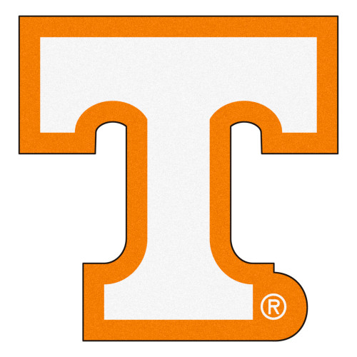 30" x 30.6" Orange NCAA University of Tennessee Volunteers Mascot Mat - IMAGE 1