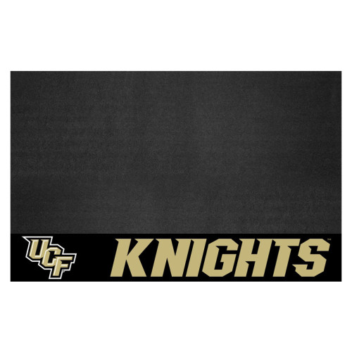 26" x 42" Black and Brown NCAA University of Central Florida Knights Tailgate Grill Mat - IMAGE 1