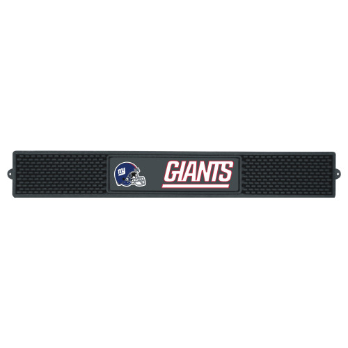 3.25" x 24" Black NFL New York Giants Drink Mat - IMAGE 1
