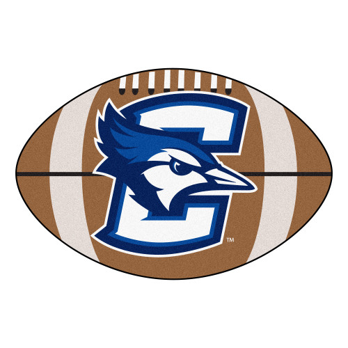 20.5" x 32.5" Brown and White NCAA Creighton University Bluejays Football Mat - IMAGE 1