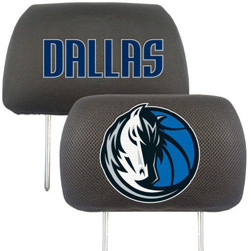 NBA Dallas Mavericks Head Rest Cover Automotive Accessory - IMAGE 1