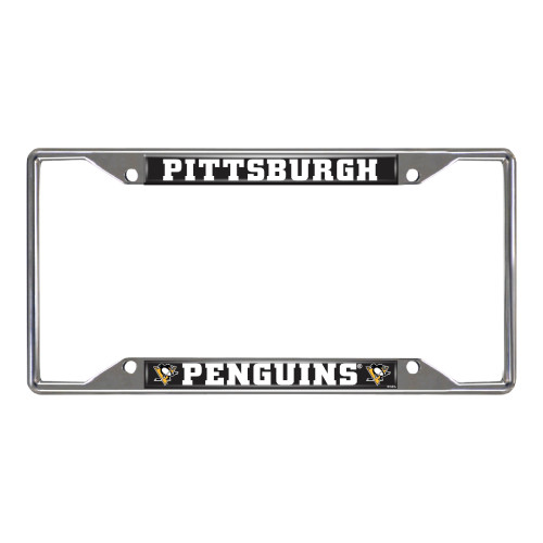 NHL - Pittsburgh Penguins License Plate Frame - 6.25"x12.25" - IMAGE 1