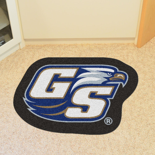 40" x 27" Blue NCAA Georgia Southern University Eagles Mascot Novelty Mat Area Rug Runner - IMAGE 1