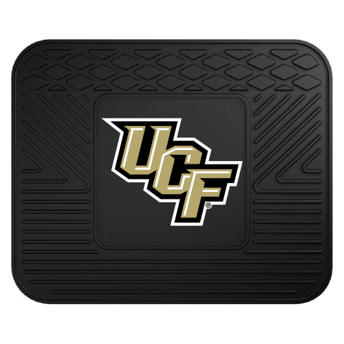 14" x 17" Black and Brown NCAA University of Central Florida Knights Car Seat Utility Mat - IMAGE 1