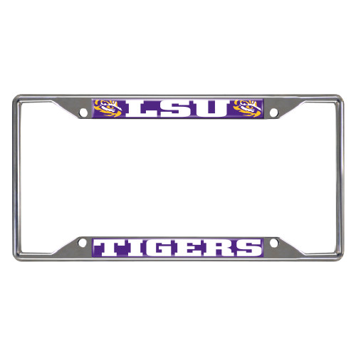 NCAA - Tigers  License Plate Frame - 6.25"x12.25" - IMAGE 1