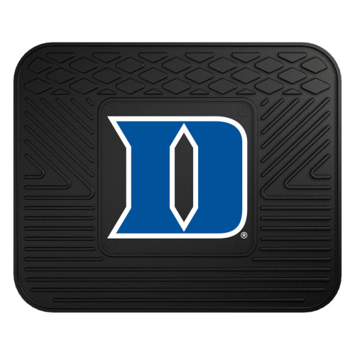 14" x 17" Black and Blue NCAA Duke University Devils Heavy Duty Rear Car Seat Utility Mat - IMAGE 1