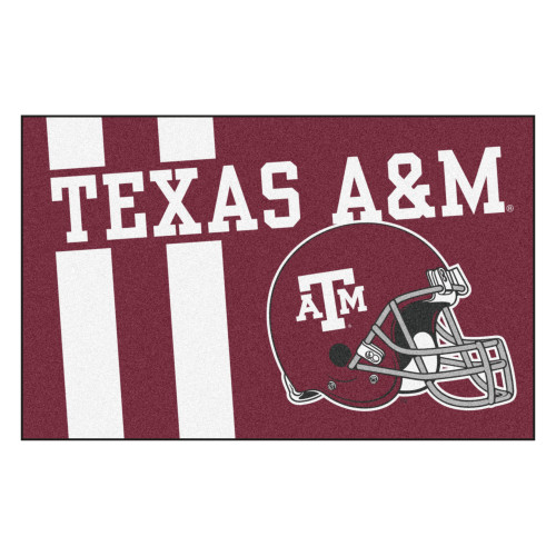 19" x 30" Red NCAA Texas A and M University Aggies Starter Door Mat - IMAGE 1