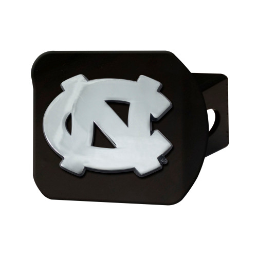 NCAA University of North Carolina - Chapel Hill Tar Heels Black Hitch Cover Automotive Accessory - IMAGE 1