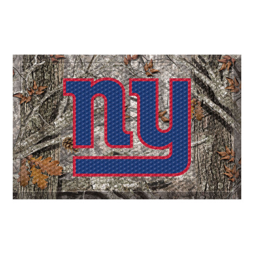 19" x 30" Gray and Blue NFL New York Giants Shoe Scraper Door Mat - IMAGE 1